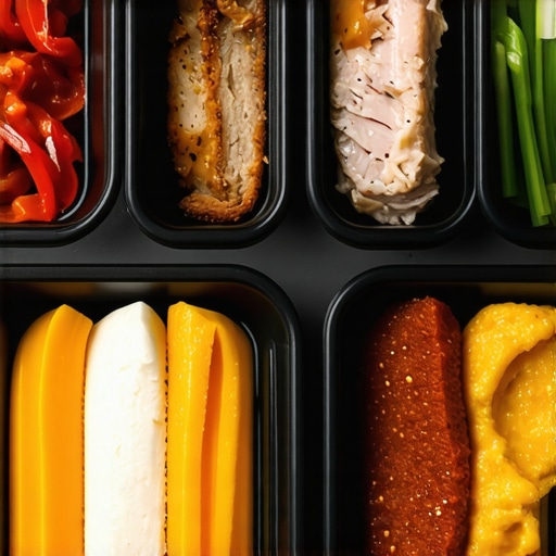 Close-up of multicooker with layered ingredients, highlighting textures and colors of a gourmet stew.