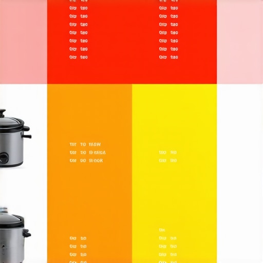Infographic showing optimal temperature zones and cooking times for slow cooker recipes.