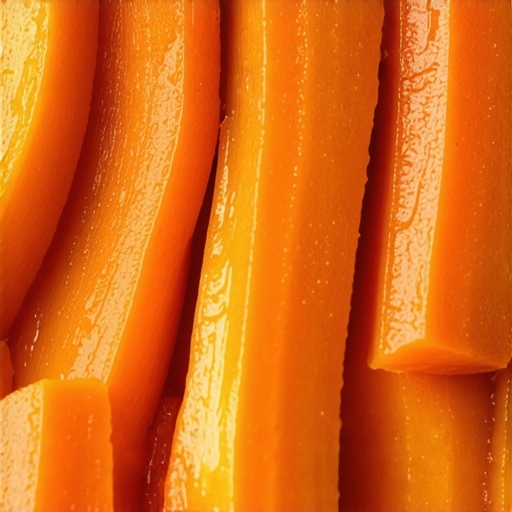 Steaming, tender carrots cooked to perfection in a slow cooker