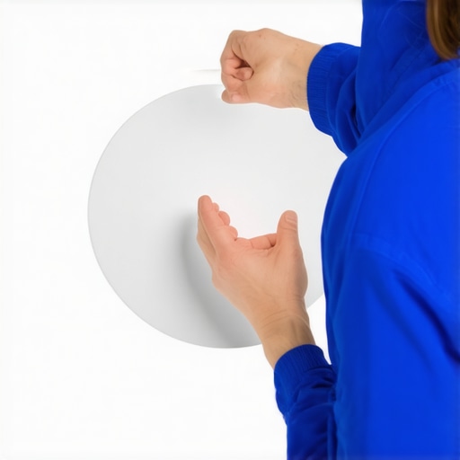 Person examining a multicooker ceramic surface for damage